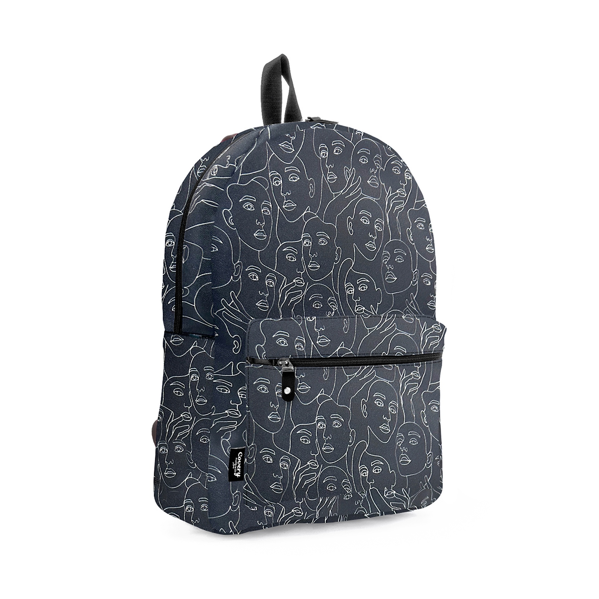 Facless Black Backpack