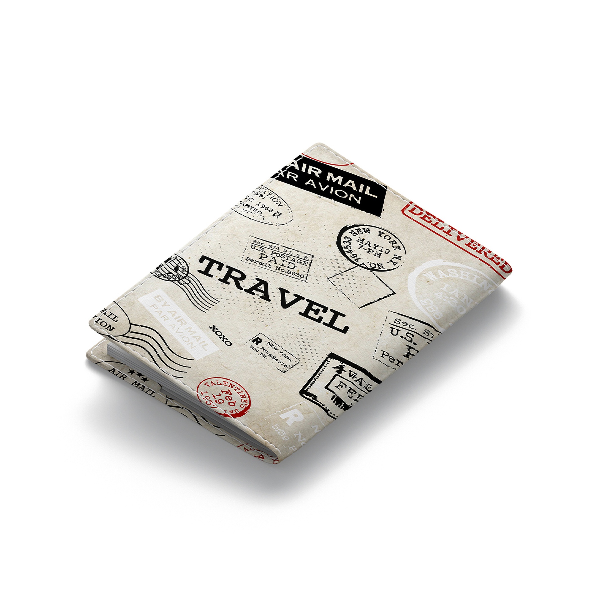 Old Stamps Passport Cover