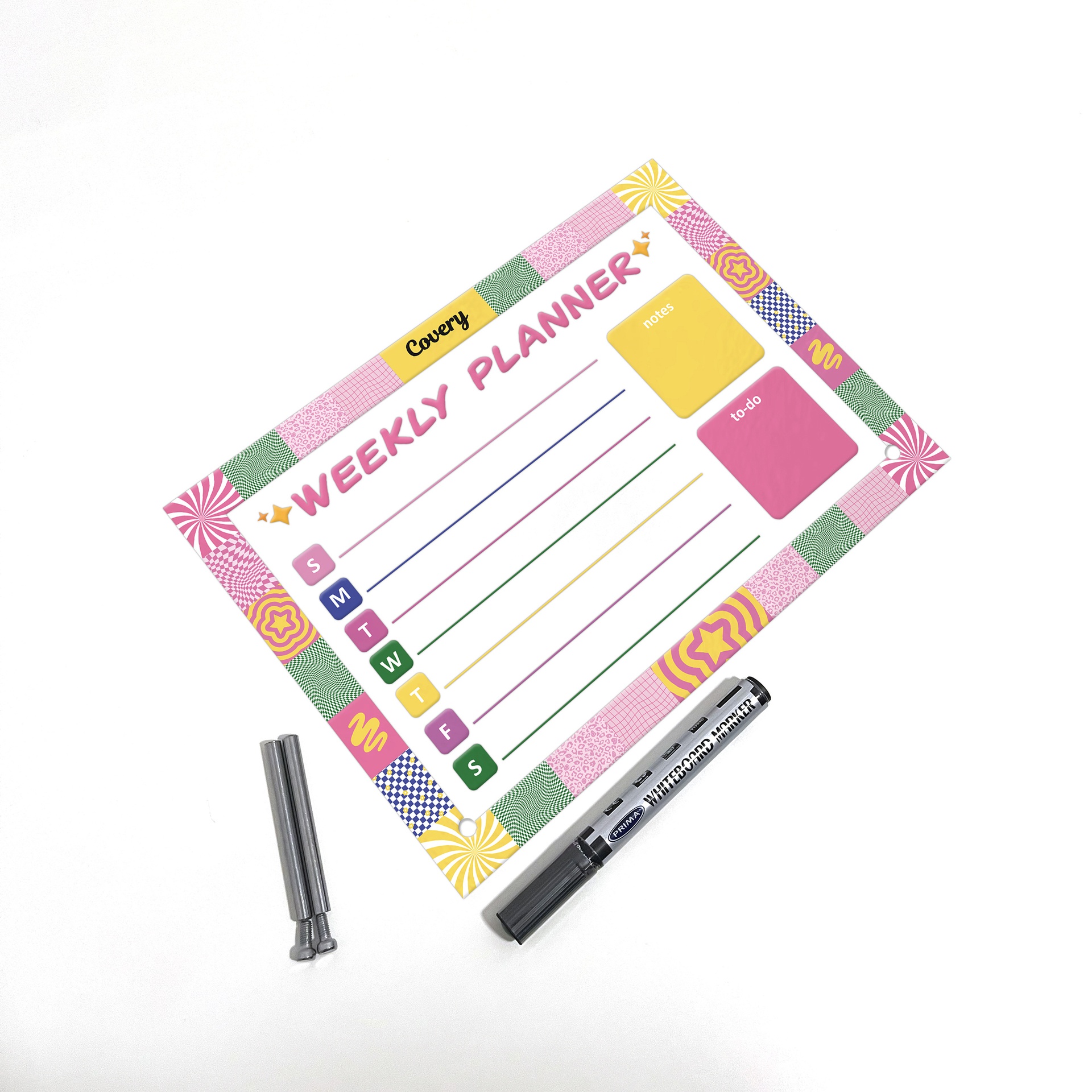 Yellow Star Weekly Planner
