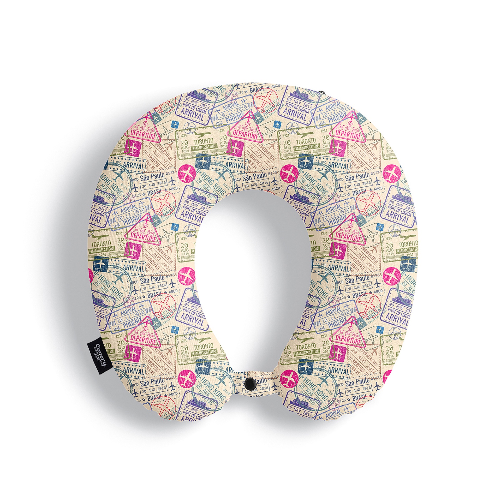 Stamps Neck Pillow