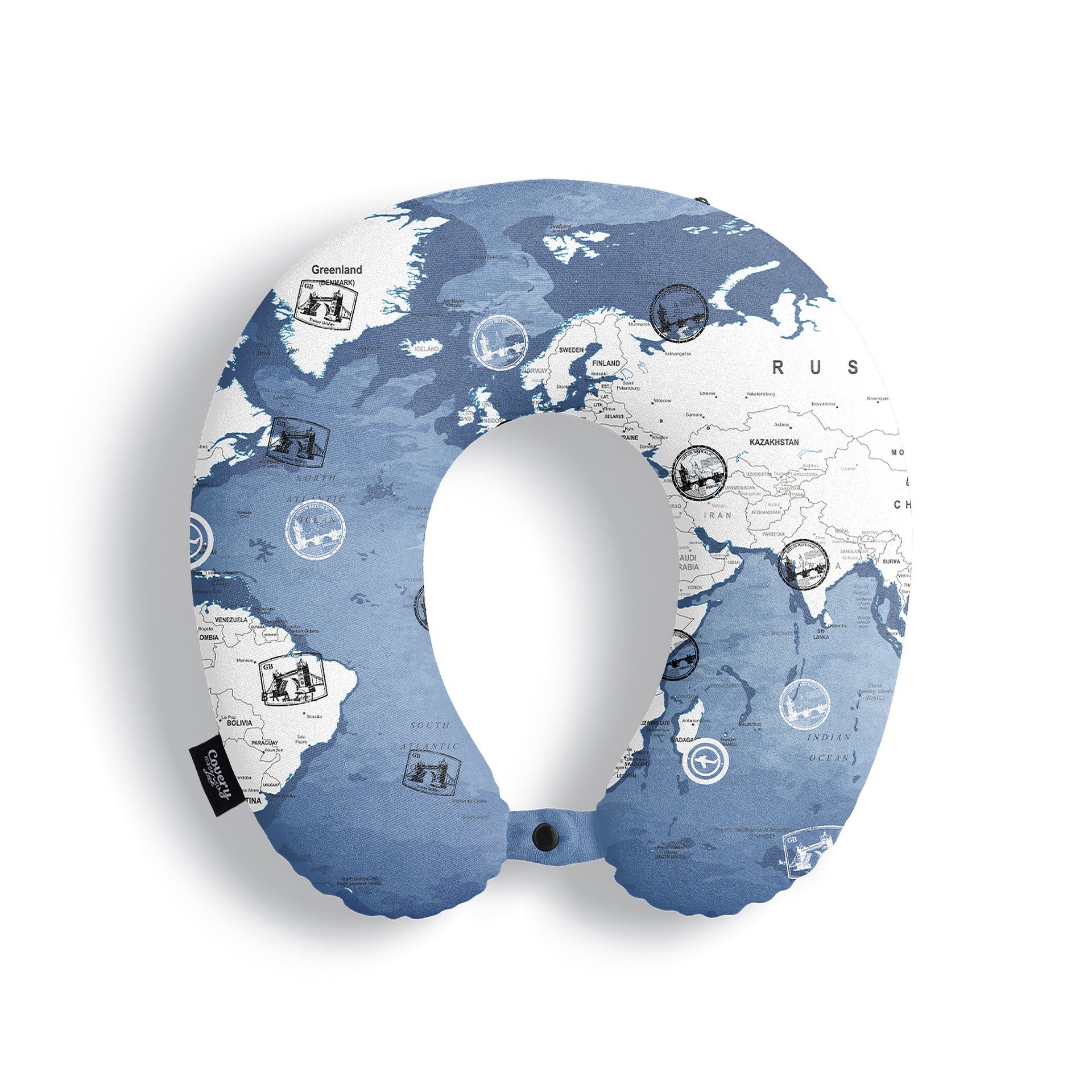Blue Ocean Neck Pillow