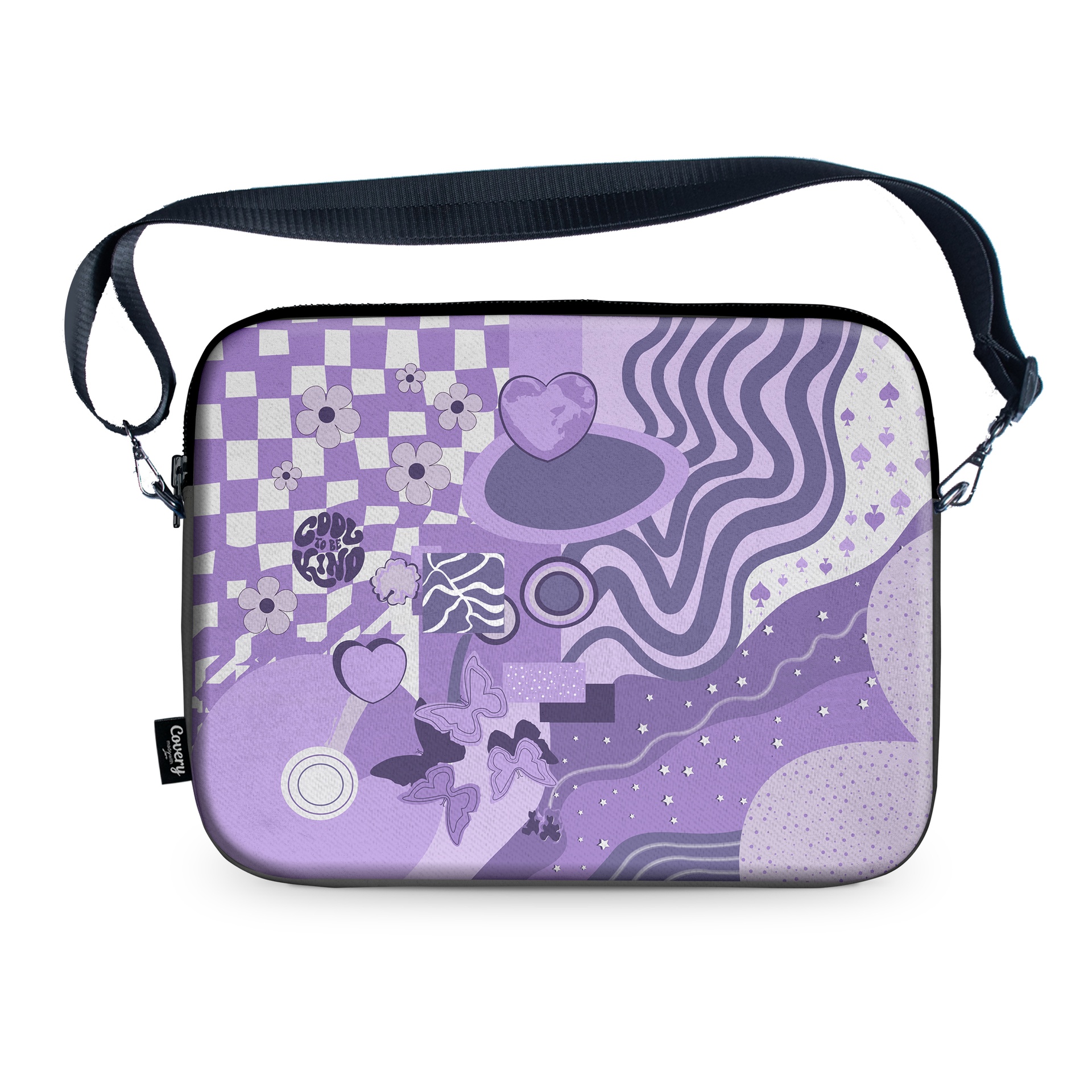 Purple Maze Laptop Sleeve