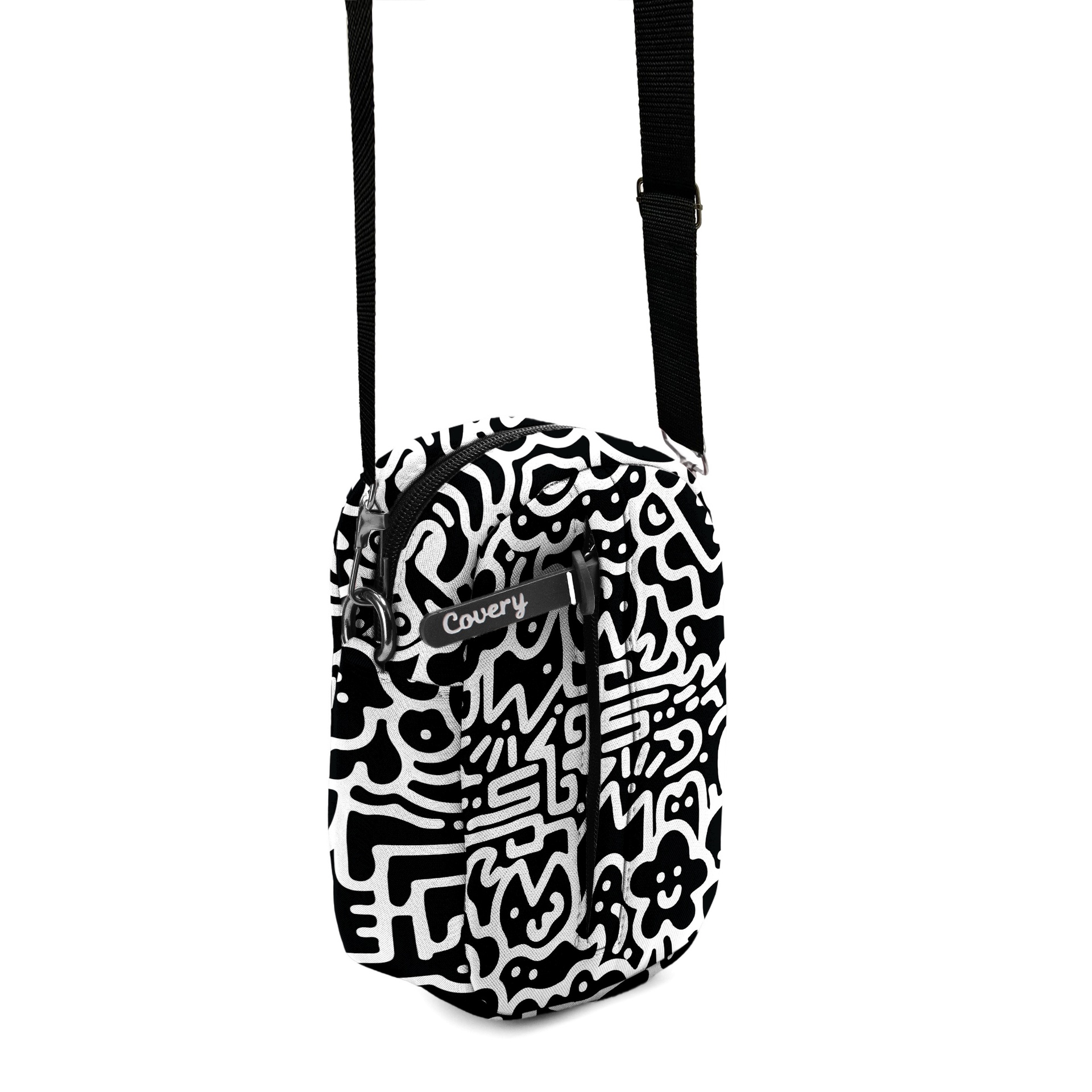 Black Doodles Mini Cross