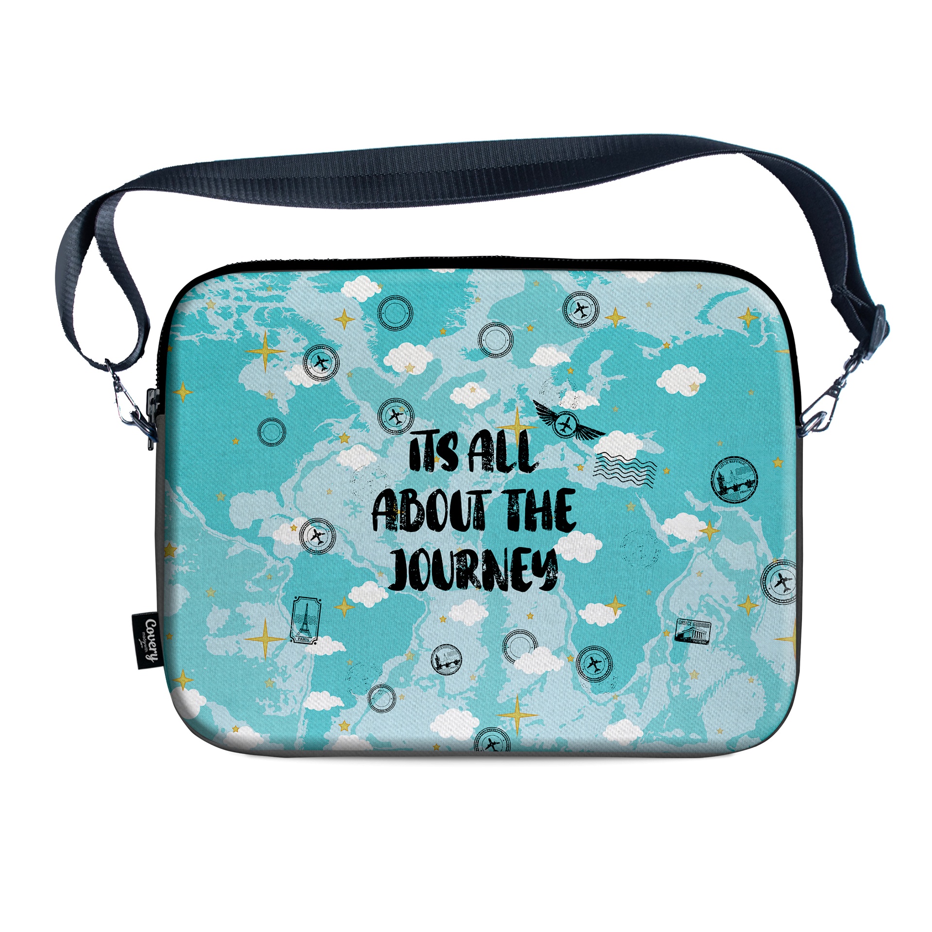 Its All About The  Journey Laptop Sleeve