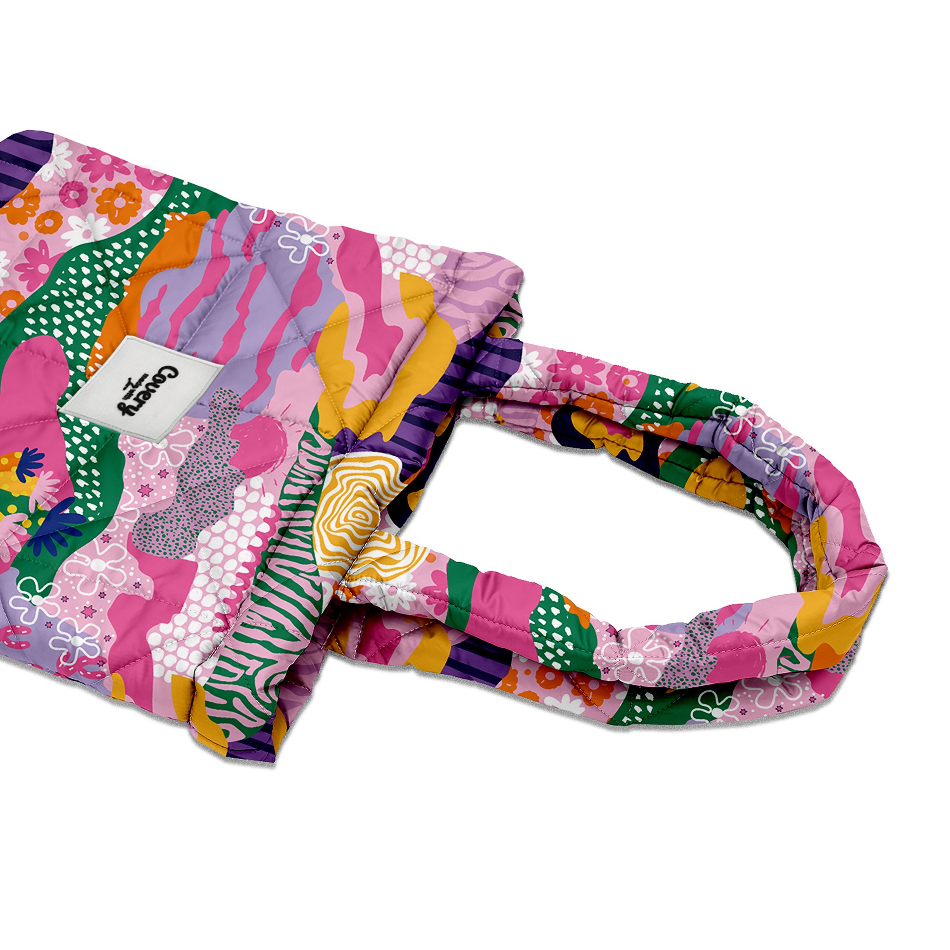 Spring Puffy Totebag
